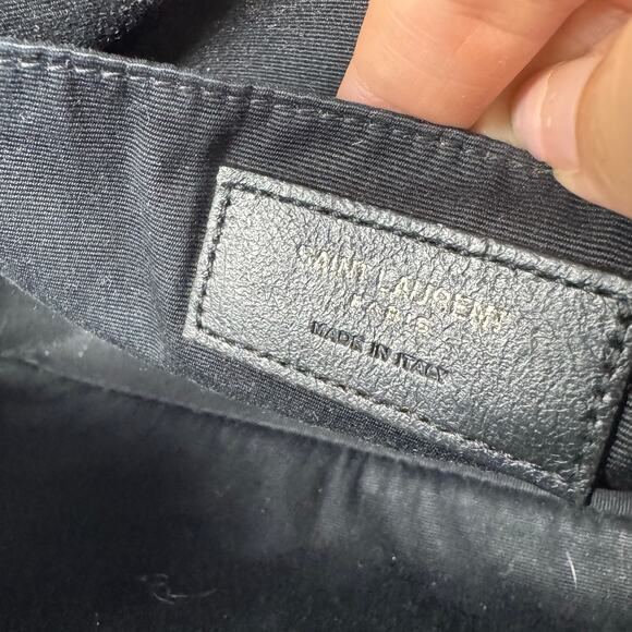 Saint Laurent YSL Lou Camera Bag Cobalt Blue Quilted Leather Silver Hardware - Picture 8 of 11